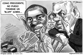 OBAMA Y NETANYAHU by Taylor Jones