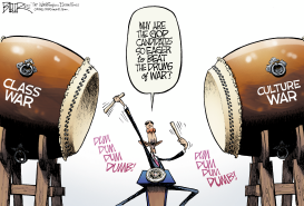 PERCUSSIVE POLITICS by Nate Beeler