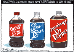 CARCINOGENS IN SOFT DRINKS by Bob Englehart