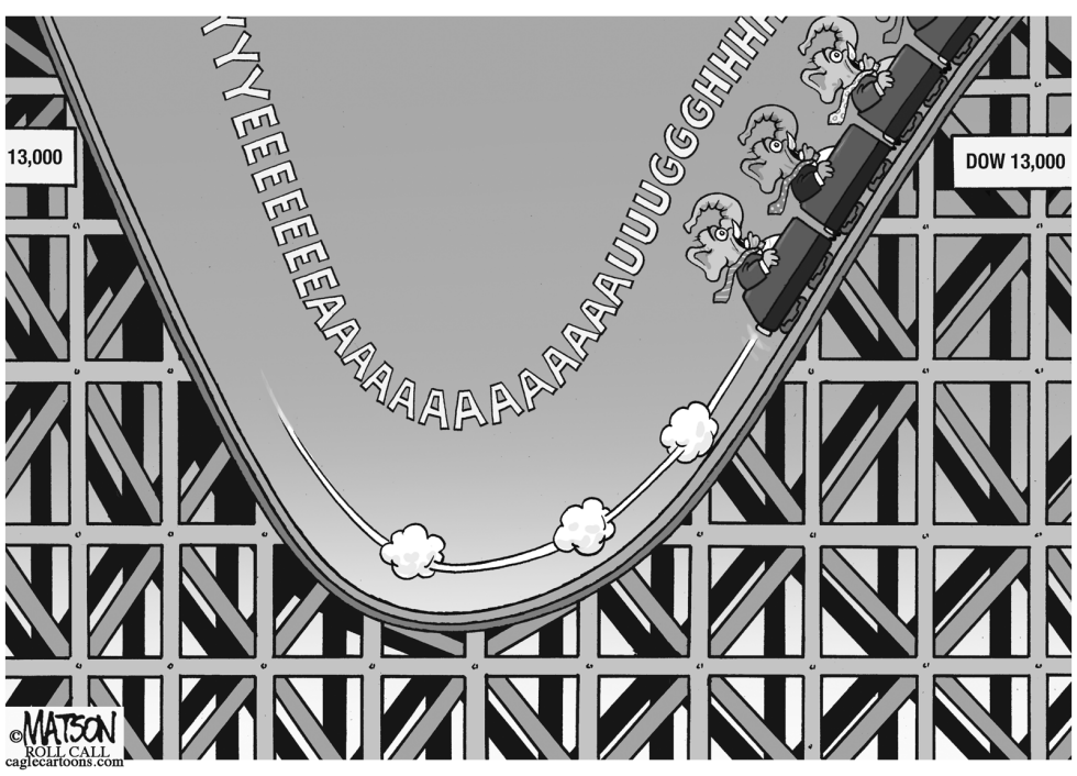  ROLLERCOASTER DOW by RJ Matson