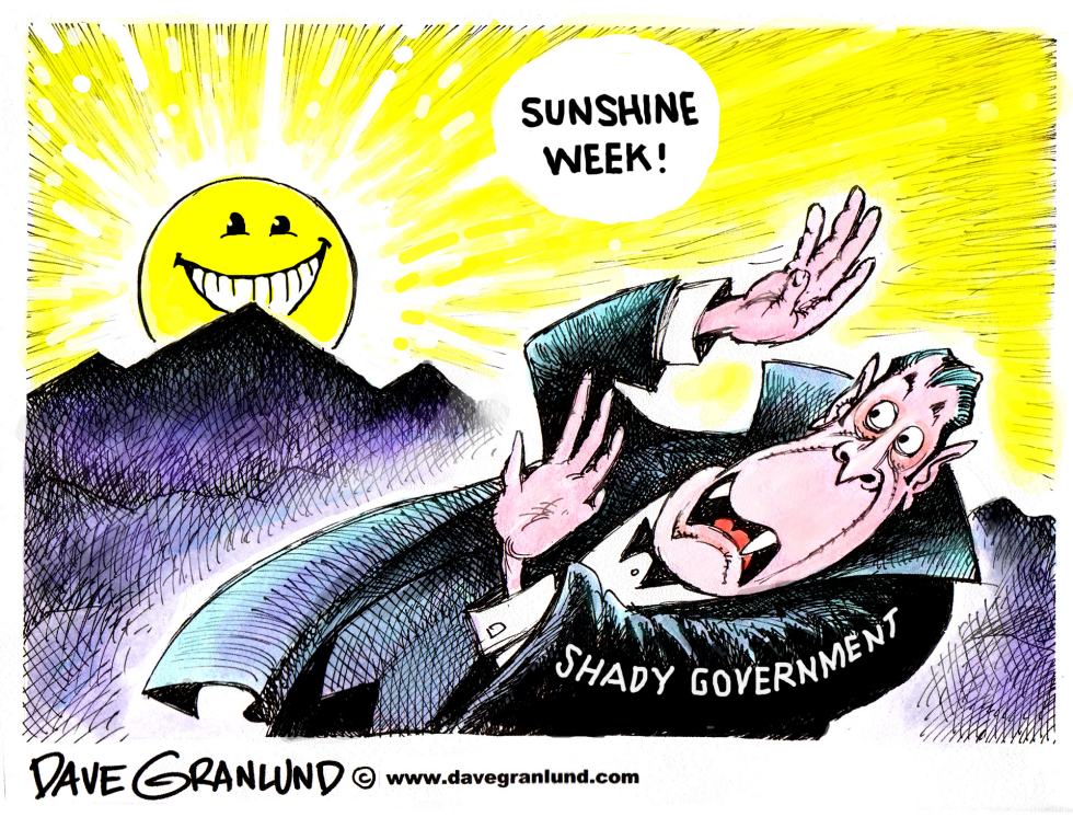  SUNSHINE WEEK by Dave Granlund