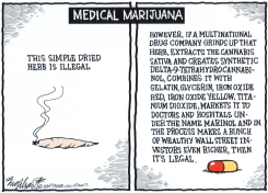 MEDICAL MARIJUANA by Bob Englehart