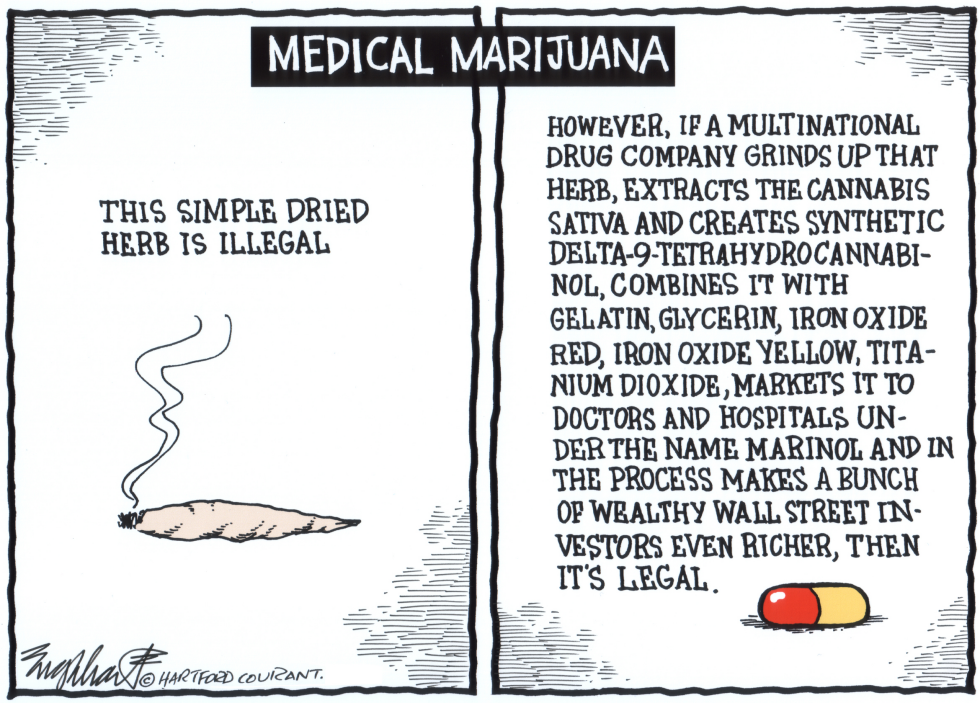  MEDICAL MARIJUANA by Bob Englehart