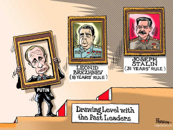 PUTIN AND PAST LEADERS by Paresh Nath