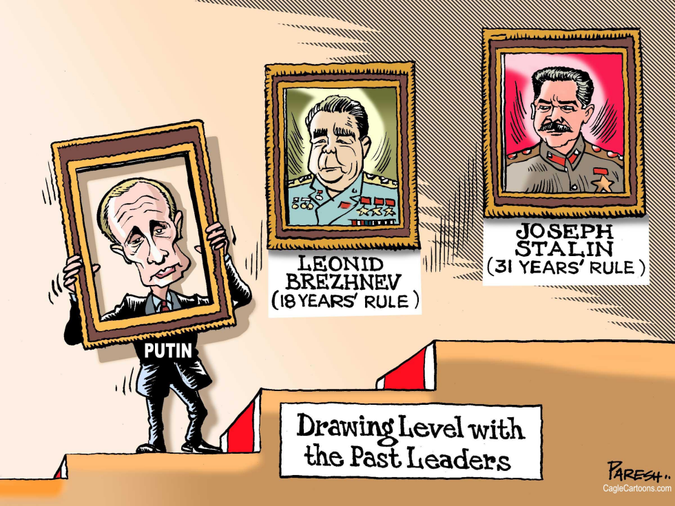  PUTIN AND PAST LEADERS by Paresh Nath