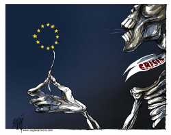 CRISIS IN THE EUROZONE by Angel Boligan