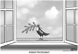 WINDOW FOR DIPLOMACY WITH IRAN by RJ Matson