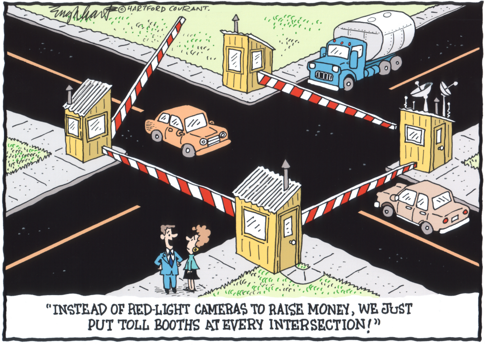  RED-LIGHT CAMERAS by Bob Englehart