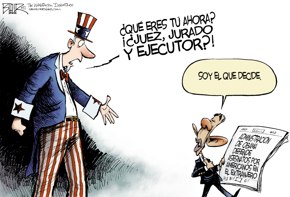  BARACK W OBAMA by Nate Beeler