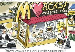 BEEF WITH RED MEAT by Pat Bagley