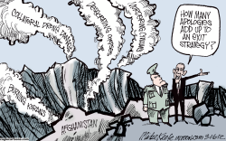 AFGHAN EXIT STRATEGY by Mike Keefe