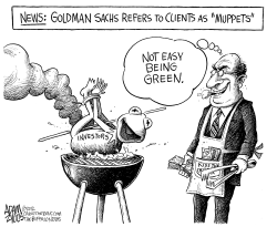 GOLDMAN SACHS MUPPET CLIENTS by Adam Zyglis