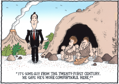 RICK SANTORUM by Bob Englehart