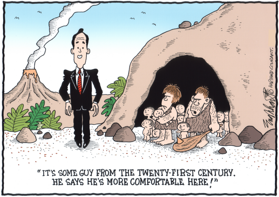  RICK SANTORUM by Bob Englehart