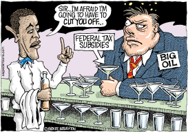 OBAMA CUTTING BIG OIL SUBSIDIES by Wolverton