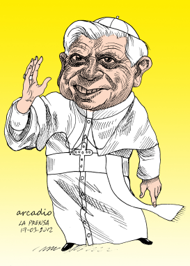 PAPA BENEDICTO XVI by Arcadio Esquivel