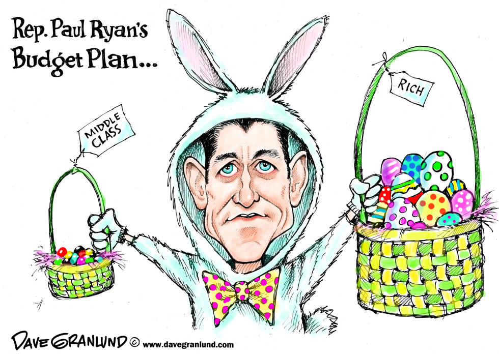  PAUL RYAN BUDGET BASKETS by Dave Granlund