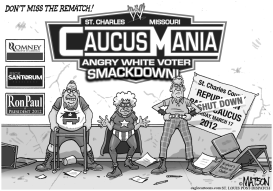 LOCAL MO-RAUCUS CAUCUS IN ST CHARLES, MO, SHUT DOWN BY POLICE by RJ Matson