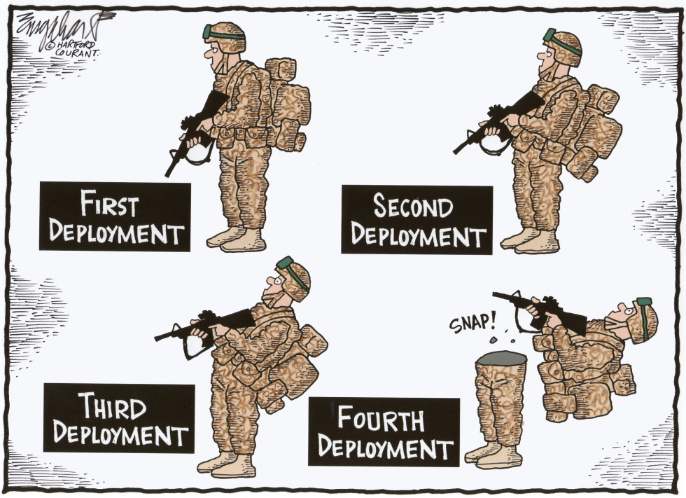  FOURTH DEPLOYMENT by Bob Englehart