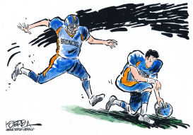 TEBOW TIME by Jeff Koterba