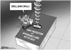 REPUBLICANS DRILL FOR ISSUES IN HEALTH CARE REFORM ACT by RJ Matson