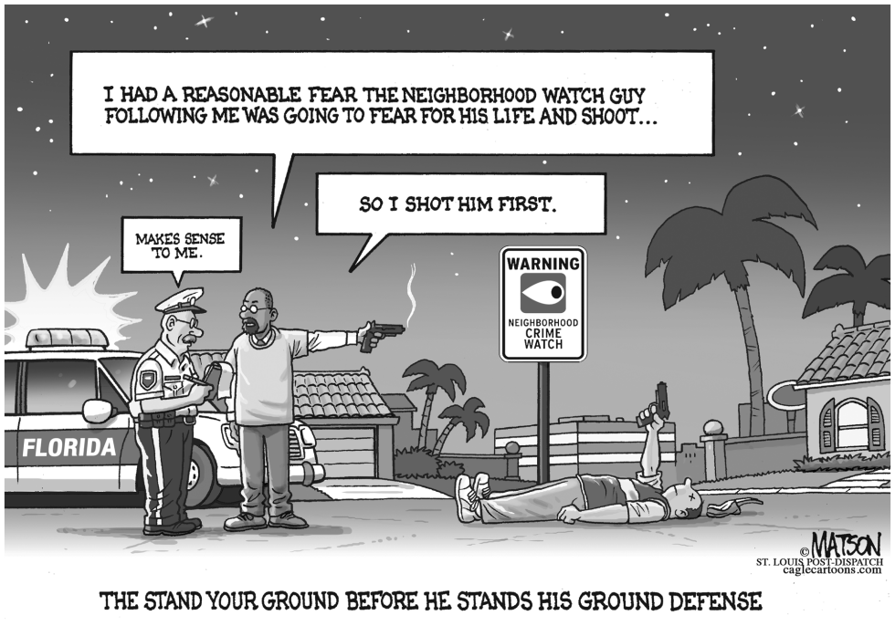  THE STAND YOUR GROUND BEFORE HE STANDS HIS GROUND DEFENSE by RJ Matson