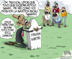 OBAMA POLITIZA LA MUERTE DE TRAYVON by Gary McCoy