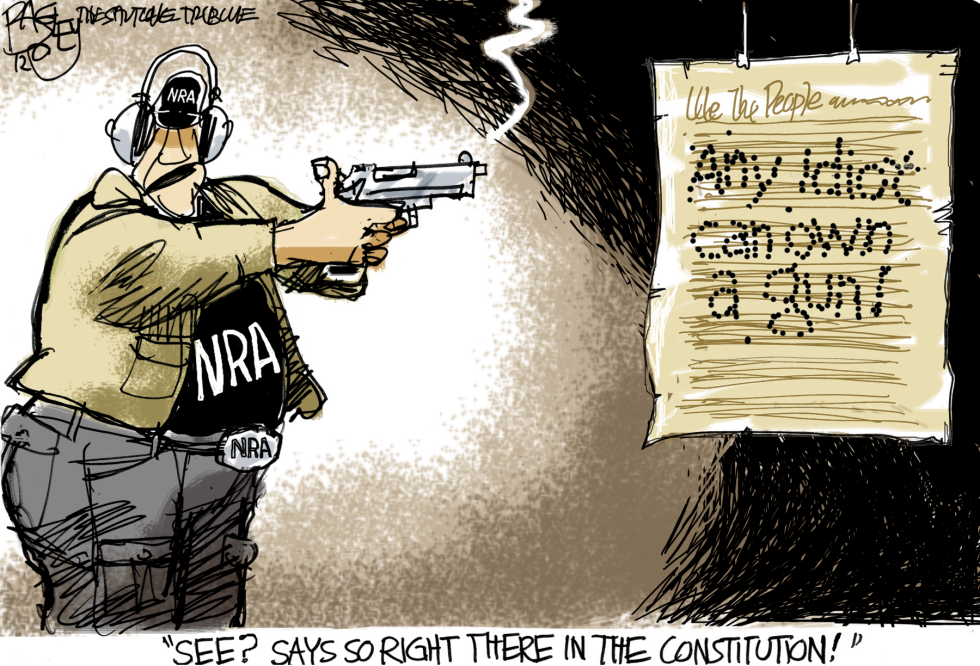  TARGETING THE SECOND AMENDMENT by Pat Bagley