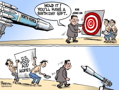 NORTH KOREAN GIFT by Paresh Nath