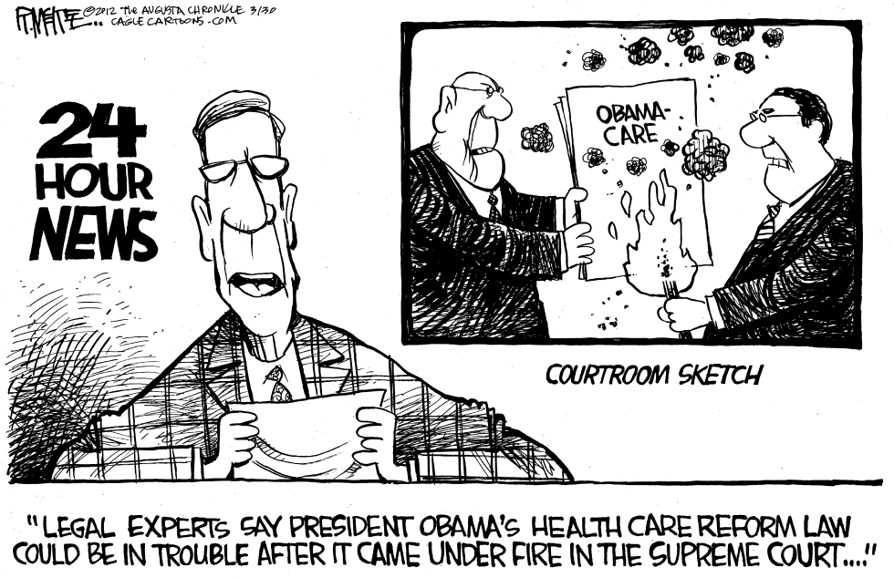  SUPREME COURT OBAMACARE by Rick McKee