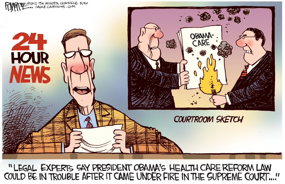  SUPREEM COURT OBAMACARE by Rick McKee