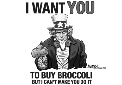 I WANT YOU TO BUY BROCCOLI by RJ Matson