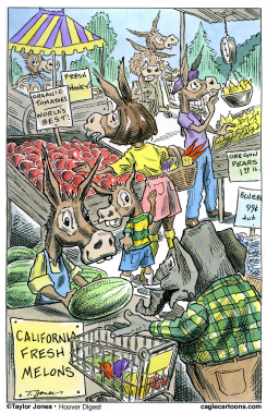 REPUBLICAN SIGHTED AT GREEN MARKET  by Taylor Jones