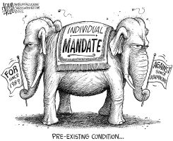 GOP INDIVIDUAL MANDATE by Adam Zyglis