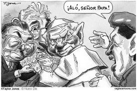 RAUL, FIDEL, BENEDICTO Y HUGO CHAVEZ by Taylor Jones