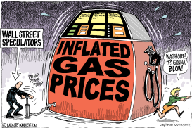 WALL ST SPECULATION AND GAS PRICES by Wolverton