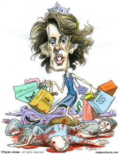 ASMA ASSAD - SHOP TIL THEY DROP  by Taylor Jones