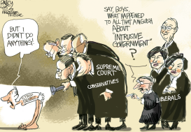 SCOTUS UP THE WAZOO by Pat Bagley