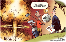 OBAMA MULLIGAN by Rick McKee