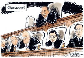 OBAMA COURT by Jeff Koterba