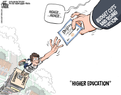 HIGHER EDUCATION HIGHER TUITION by Jeff Parker