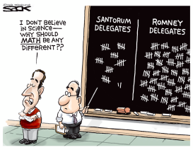 SANTORUMS BELIEF by Steve Sack