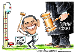 OBAMA VS SUPREME COURT by Dave Granlund