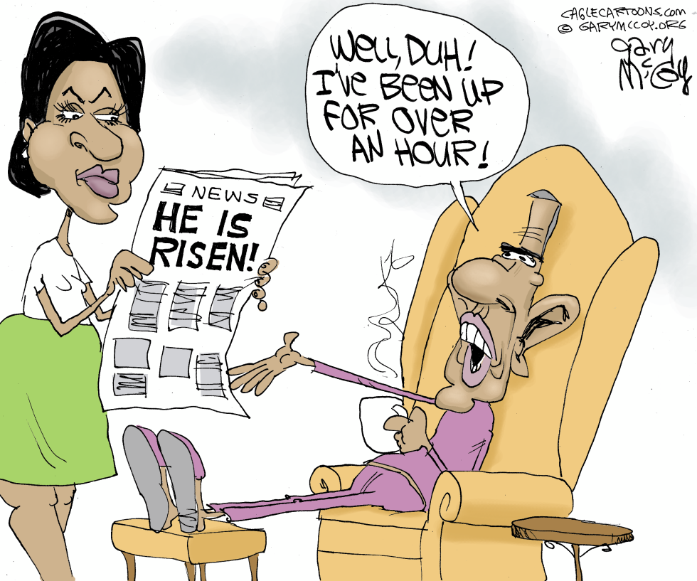  OBAMAS EASTER EGO by Gary McCoy