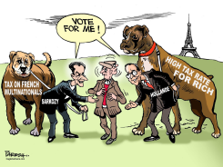 TAX AND FRENCH POLL by Paresh Nath