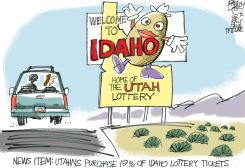 LOCAL UTAH GAMBLING by Pat Bagley