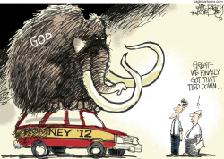 REPUBLICANS ON BOARD by Pat Bagley