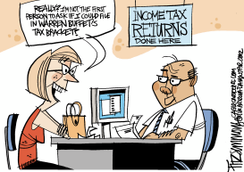 TAX TIME by David Fitzsimmons