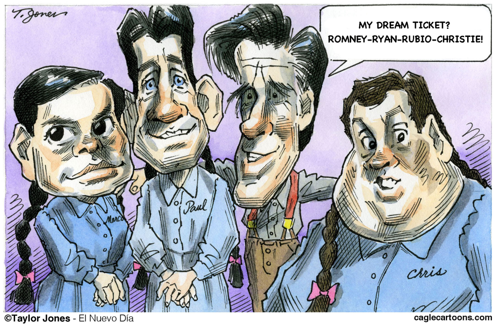  MITT ROMNEY DREAM TICKET  by Taylor Jones