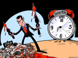 SYRIA ANNAN PLAN by Emad Hajjaj